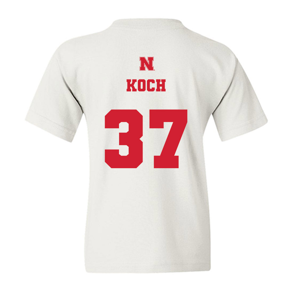 Nebraska - NCAA Football : Kamdyn Koch - Generic Shersey Youth T-Shirt-1