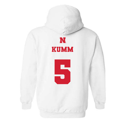 Nebraska - NCAA Football : Taylor Kumm - Generic Shersey Hooded Sweatshirt-1