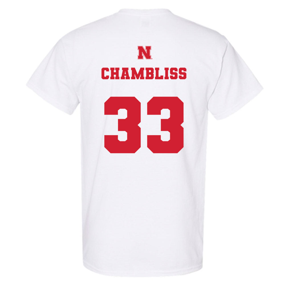 Nebraska - NCAA Football : Owen Chambliss - Generic Shersey T-Shirt-1