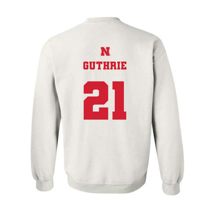 Nebraska - NCAA Football : Rex Guthrie - Generic Shersey Crewneck Sweatshirt-1