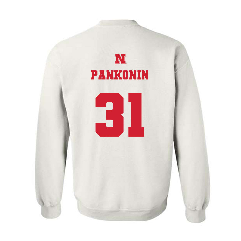 Nebraska - NCAA Baseball : Auden Pankonin - Generic Shersey Crewneck Sweatshirt-1