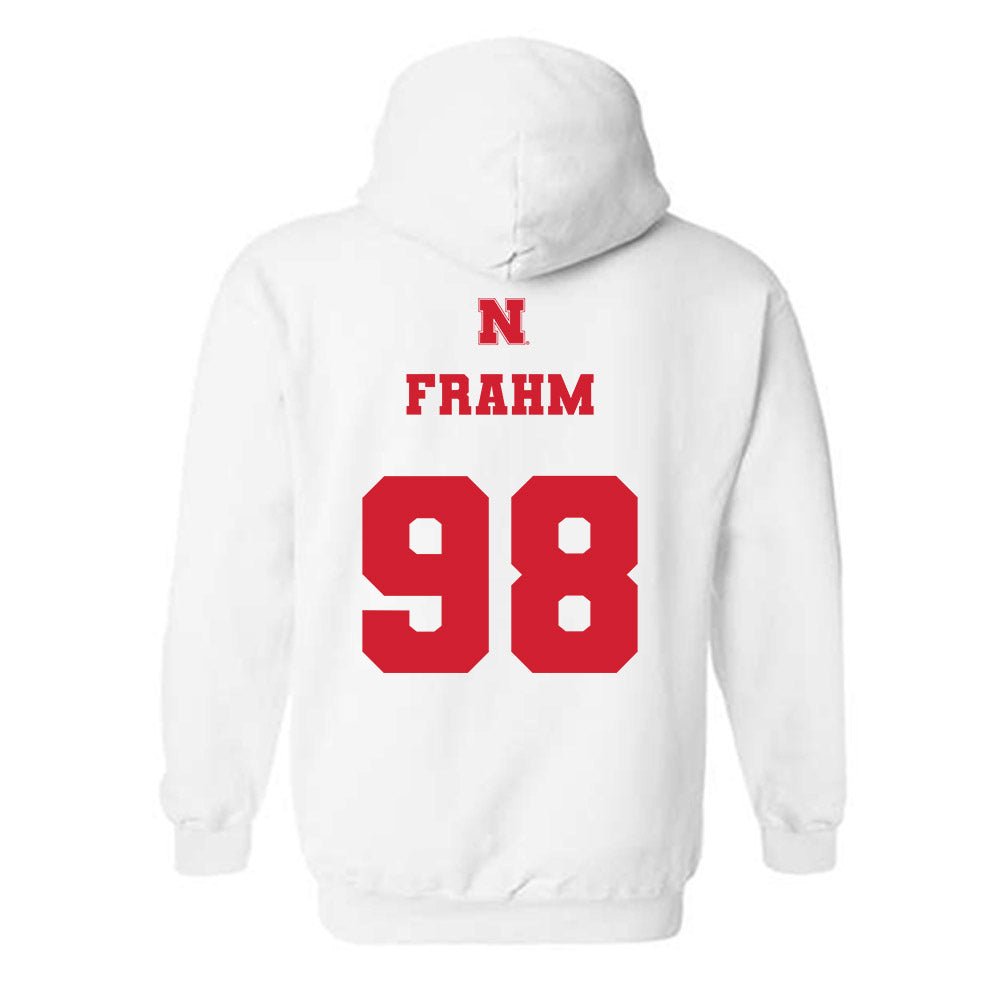 Nebraska - NCAA Softball : Jordyn Frahm - Generic Shersey Hooded Sweatshirt-1