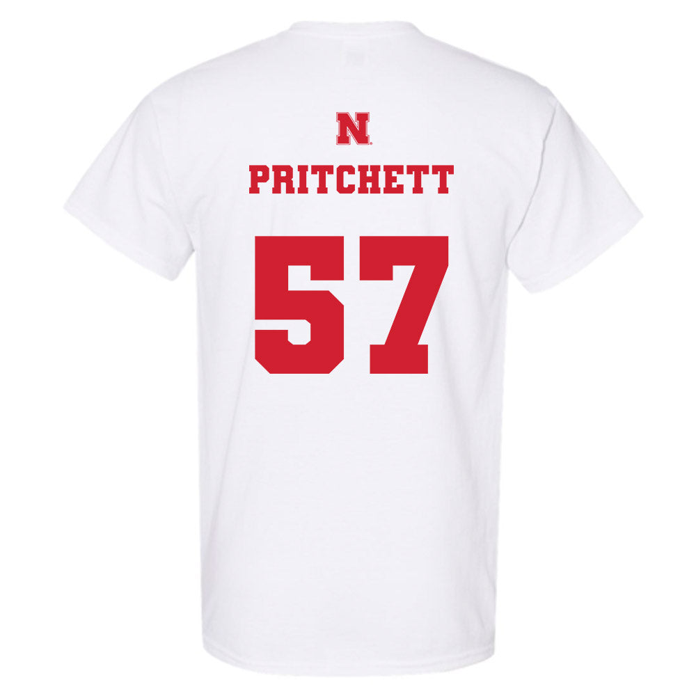 Nebraska - NCAA Football : Elijah Pritchett - Generic Shersey T-Shirt-1