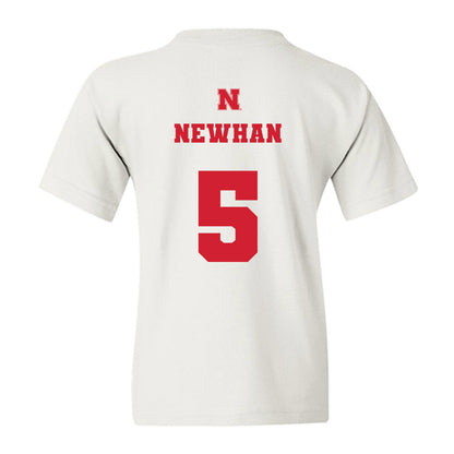 Nebraska - NCAA Baseball : Nico Newhan - Generic Shersey Youth T-Shirt-1