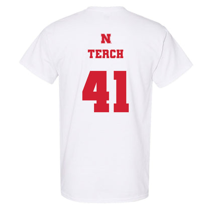 Nebraska - NCAA Football : Tanner Terch - Generic Shersey T-Shirt-1