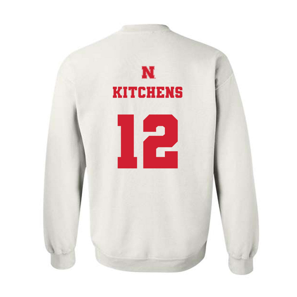 Nebraska - NCAA Baseball : Cole Kitchens - Generic Shersey Crewneck Sweatshirt-1