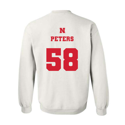 Nebraska - NCAA Football : Jake Peters - Generic Shersey Crewneck Sweatshirt-1