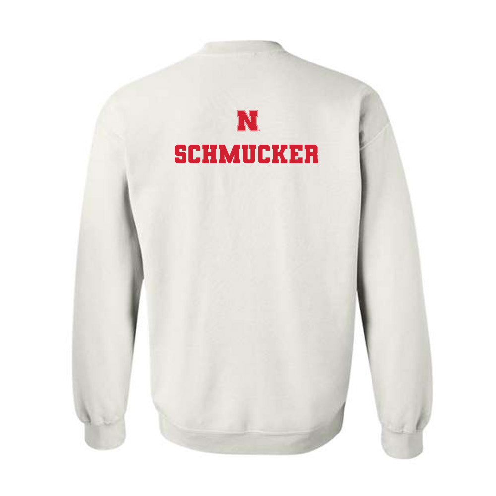 Nebraska - NCAA Women's Swimming & Diving : Jordyn Schmucker - Generic Shersey Crewneck Sweatshirt-1