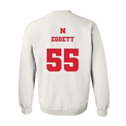 Nebraska - NCAA Women's Soccer : Kate Eggett - Generic Shersey Crewneck Sweatshirt-1