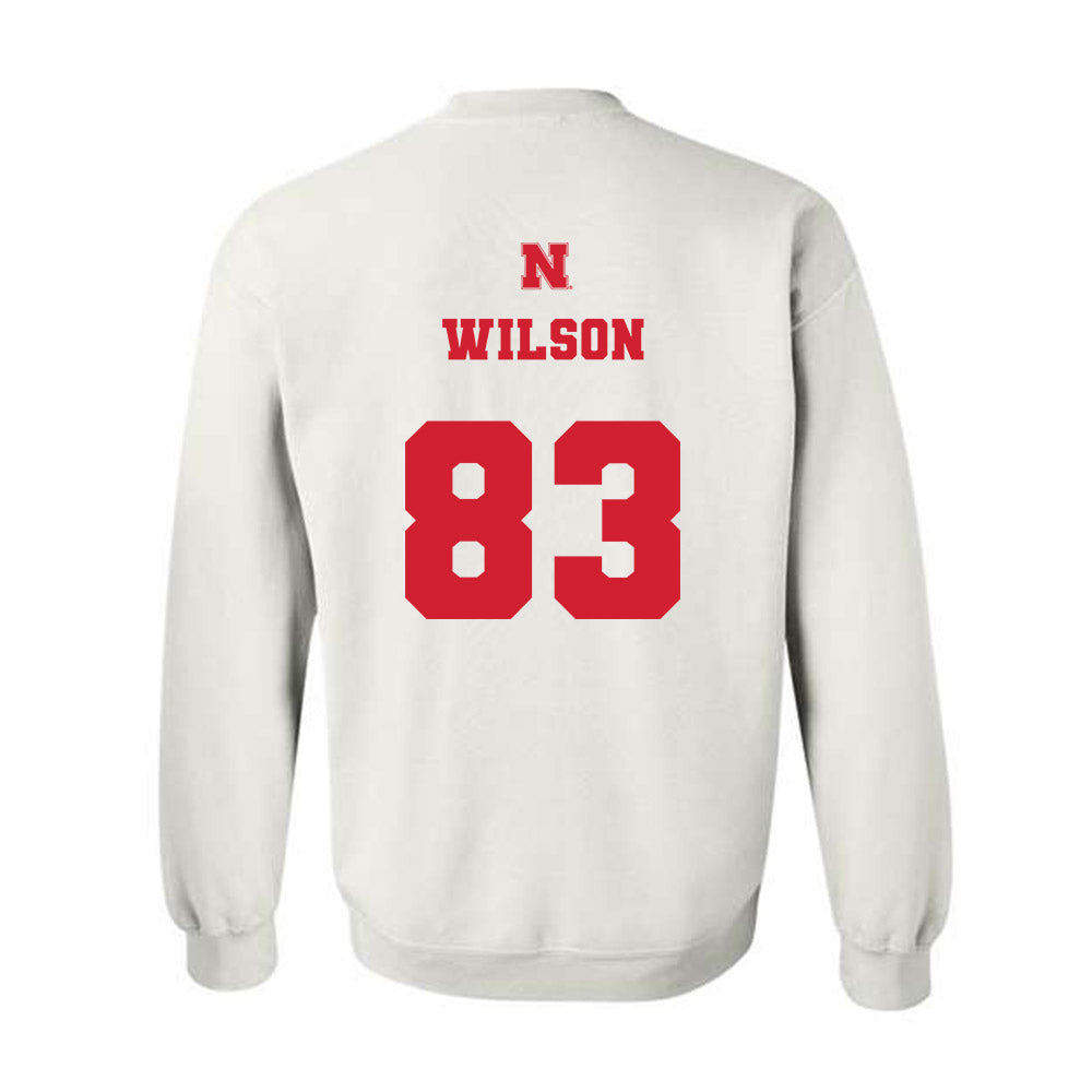 Nebraska - NCAA Football : Archie Wilson - Generic Shersey Crewneck Sweatshirt-1