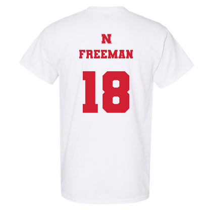 Nebraska - NCAA Baseball : Preston Freeman Freeman - Generic Shersey T-Shirt-1