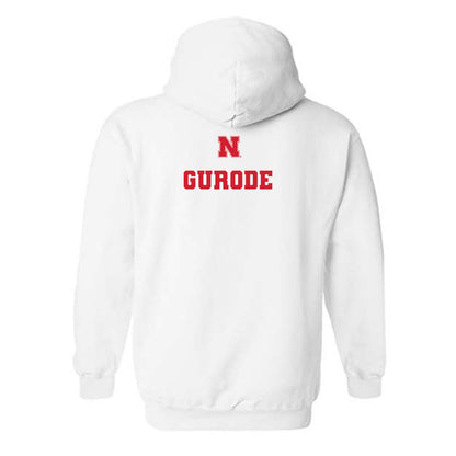 Nebraska - NCAA Women's Track & Field : Rajer Gurode - Generic Shersey Hooded Sweatshirt-1