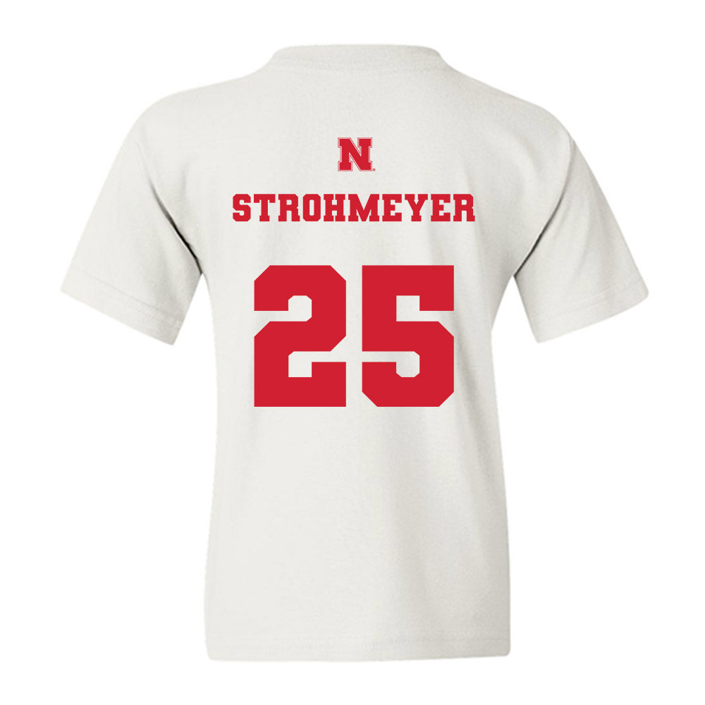 Nebraska - NCAA Baseball : Reed Strohmeyer - Generic Shersey Youth T-Shirt-1