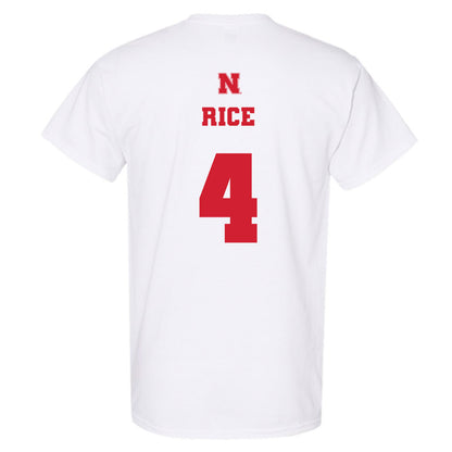 Nebraska - NCAA Men's Basketball : Colin Rice - Generic Shersey T-Shirt-1