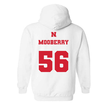 Nebraska - NCAA Football : Pierce Mooberry - Generic Shersey Hooded Sweatshirt-1