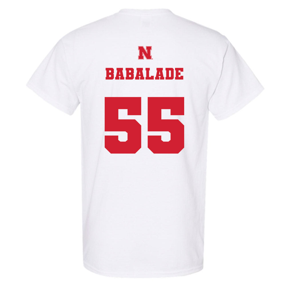 Nebraska - NCAA Football : Tree Babalade - Generic Shersey T-Shirt-1