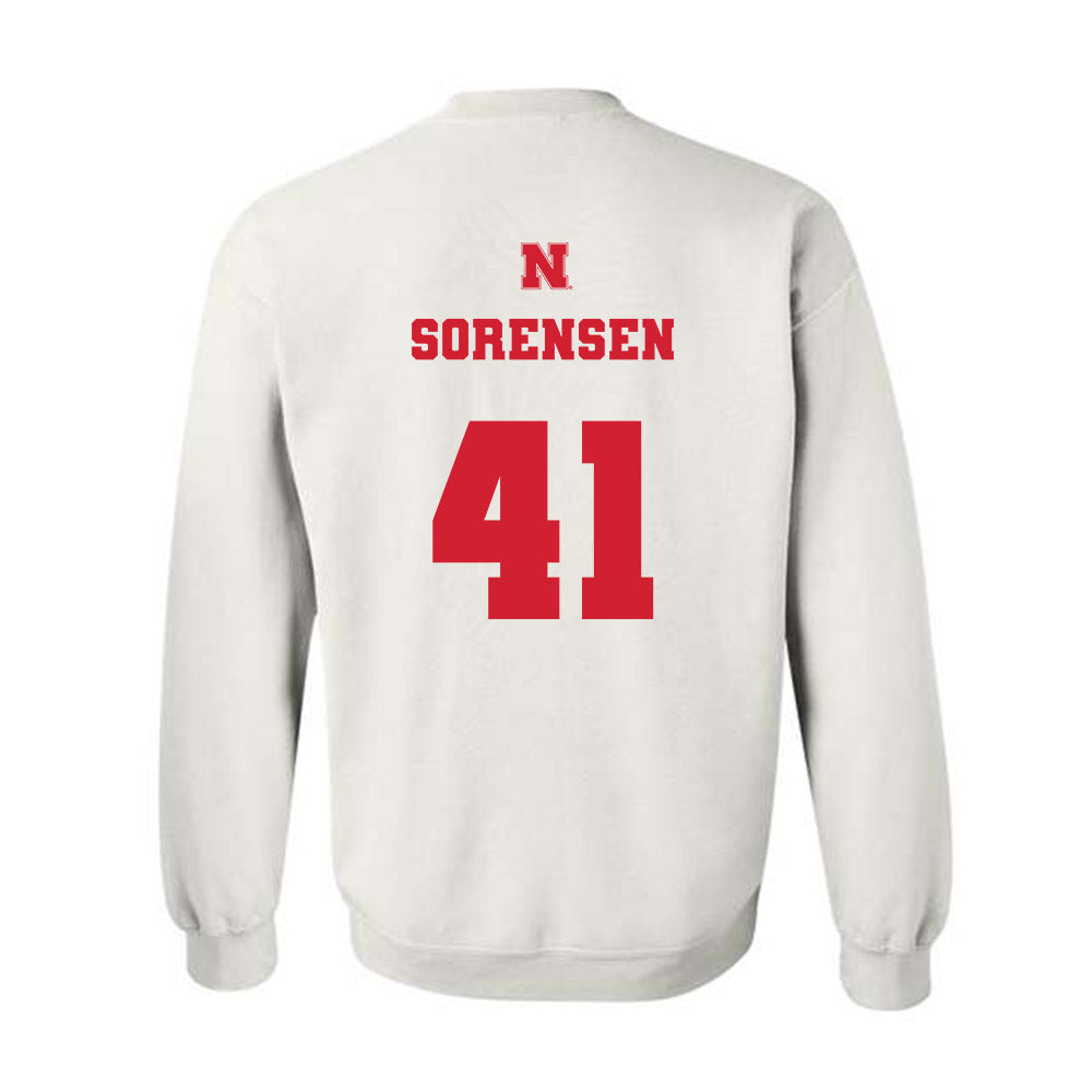 Nebraska - NCAA Football : Luke Sorensen - Generic Shersey Crewneck Sweatshirt-1