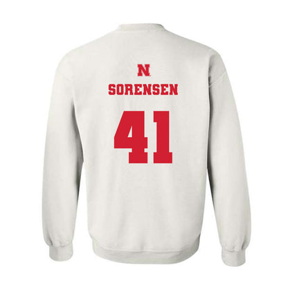 Nebraska - NCAA Football : Luke Sorensen - Generic Shersey Crewneck Sweatshirt-1