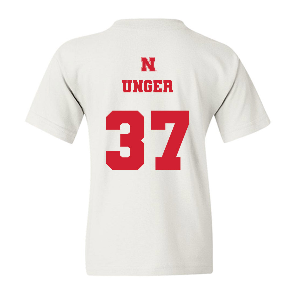Nebraska - NCAA Baseball : J'Shawn Unger - Generic Shersey Youth T-Shirt-1