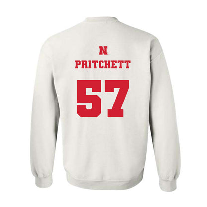 Nebraska - NCAA Football : Elijah Pritchett - Generic Shersey Crewneck Sweatshirt-1