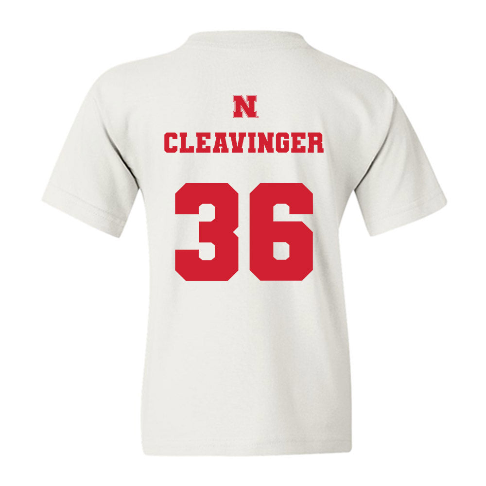 Nebraska - NCAA Baseball : Grant Cleavinger - Generic Shersey Youth T-Shirt-1