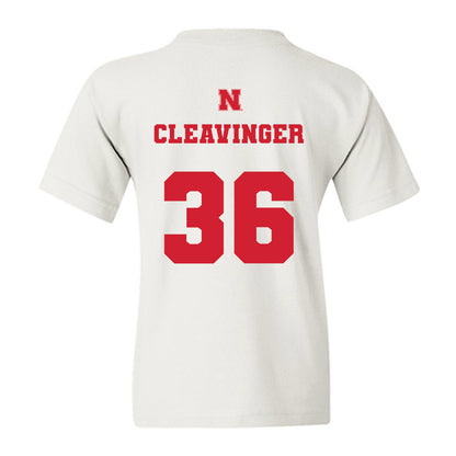 Nebraska - NCAA Baseball : Grant Cleavinger - Generic Shersey Youth T-Shirt-1