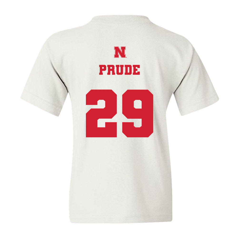 Nebraska - NCAA Football : Braylen Prude - Generic Shersey Youth T-Shirt-1