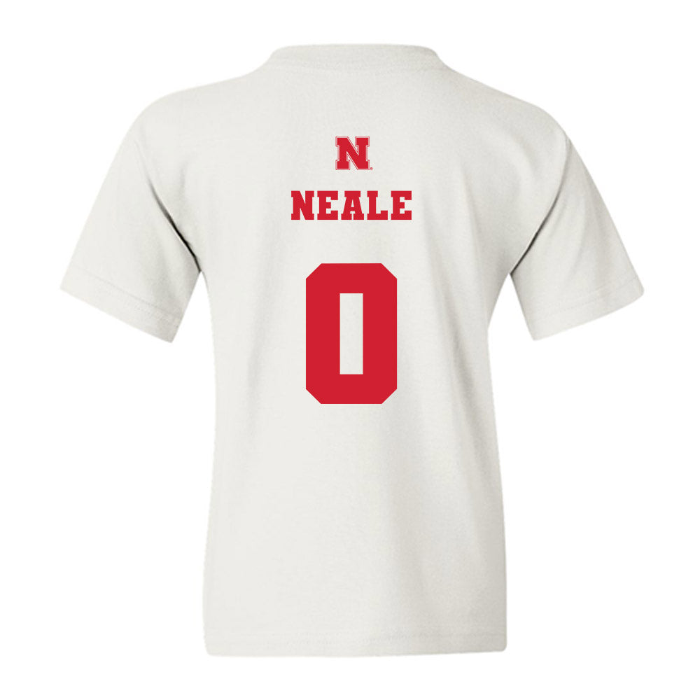 Nebraska - NCAA Women's Basketball : Alanna Neale - Generic Shersey Youth T-Shirt-1