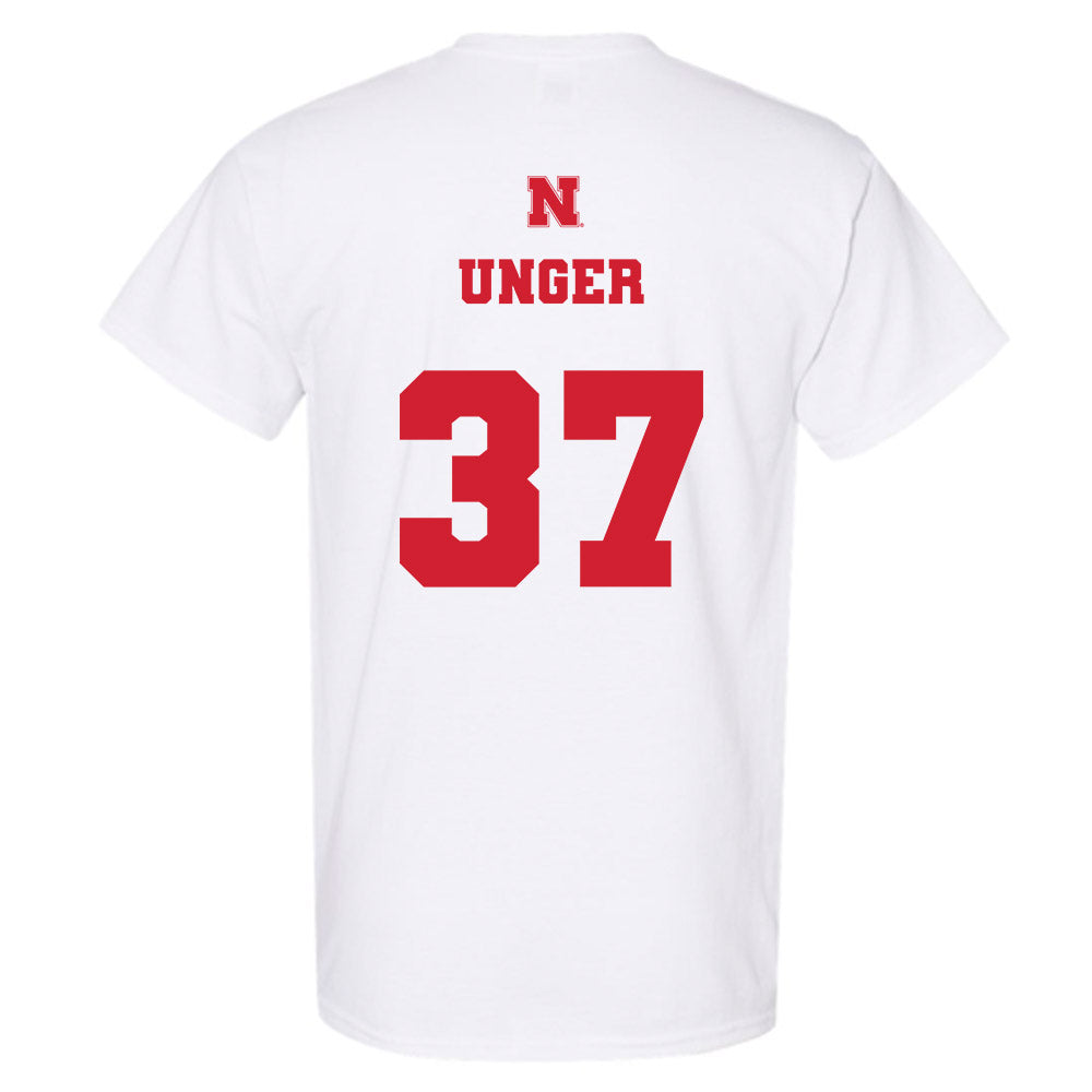 Nebraska - NCAA Baseball : J'Shawn Unger - Generic Shersey T-Shirt-1
