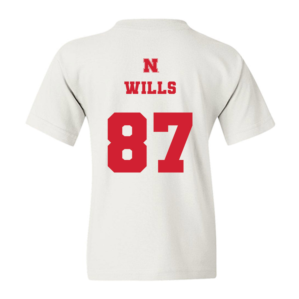 Nebraska - NCAA Football : Jack Wills - Generic Shersey Youth T-Shirt-1
