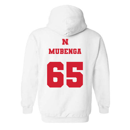Nebraska - NCAA Football : Paul Mubenga - Generic Shersey Hooded Sweatshirt-1