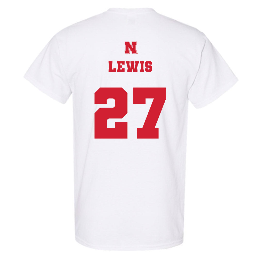 Nebraska - NCAA Women's Soccer : Nathalie Lewis - Generic Shersey T-Shirt-1