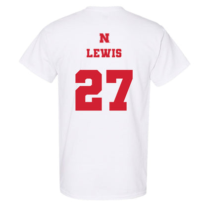 Nebraska - NCAA Women's Soccer : Nathalie Lewis - Generic Shersey T-Shirt-1