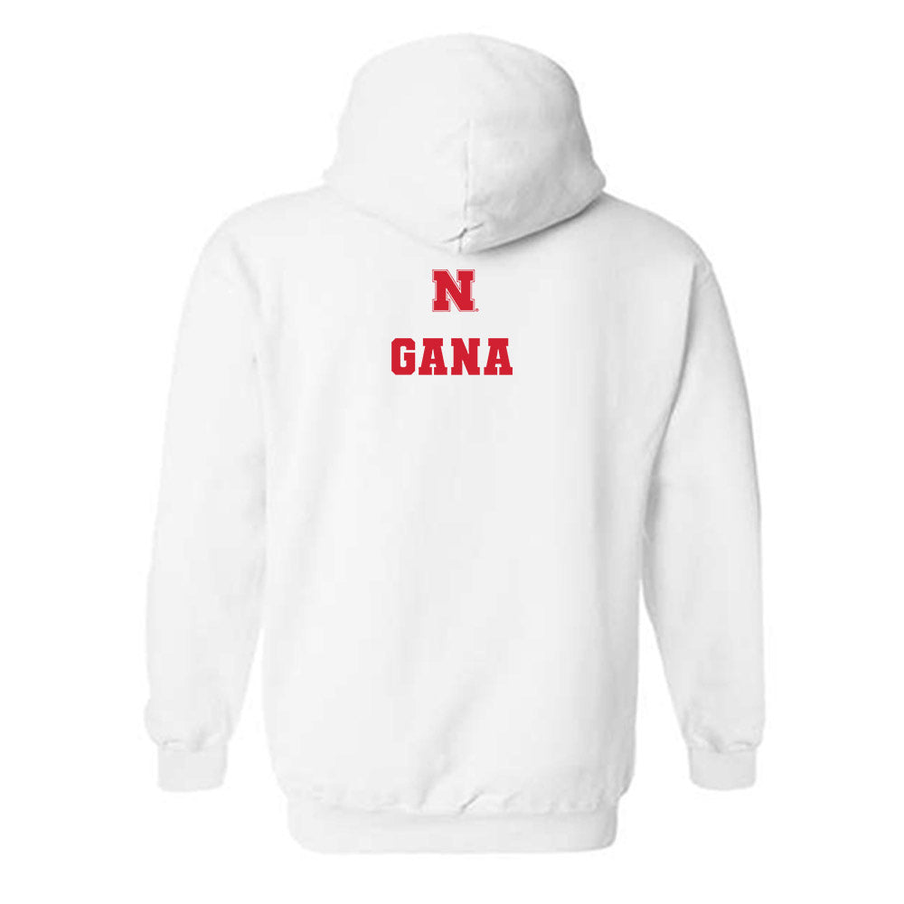 Nebraska - NCAA Football : Kyson Gana - Generic Shersey Hooded Sweatshirt-1