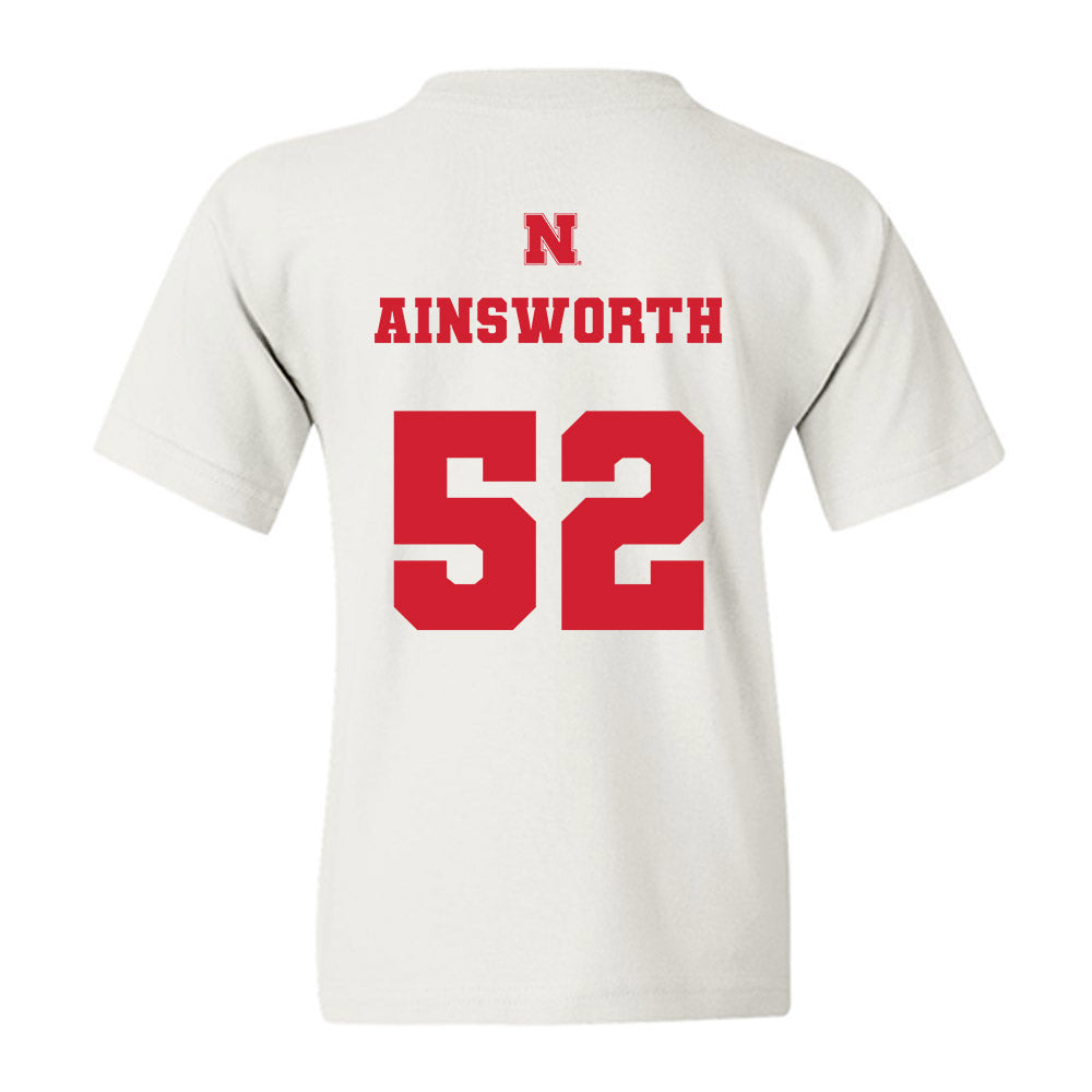 Nebraska - NCAA Football : Hayden Ainsworth - Generic Shersey Youth T-Shirt-1