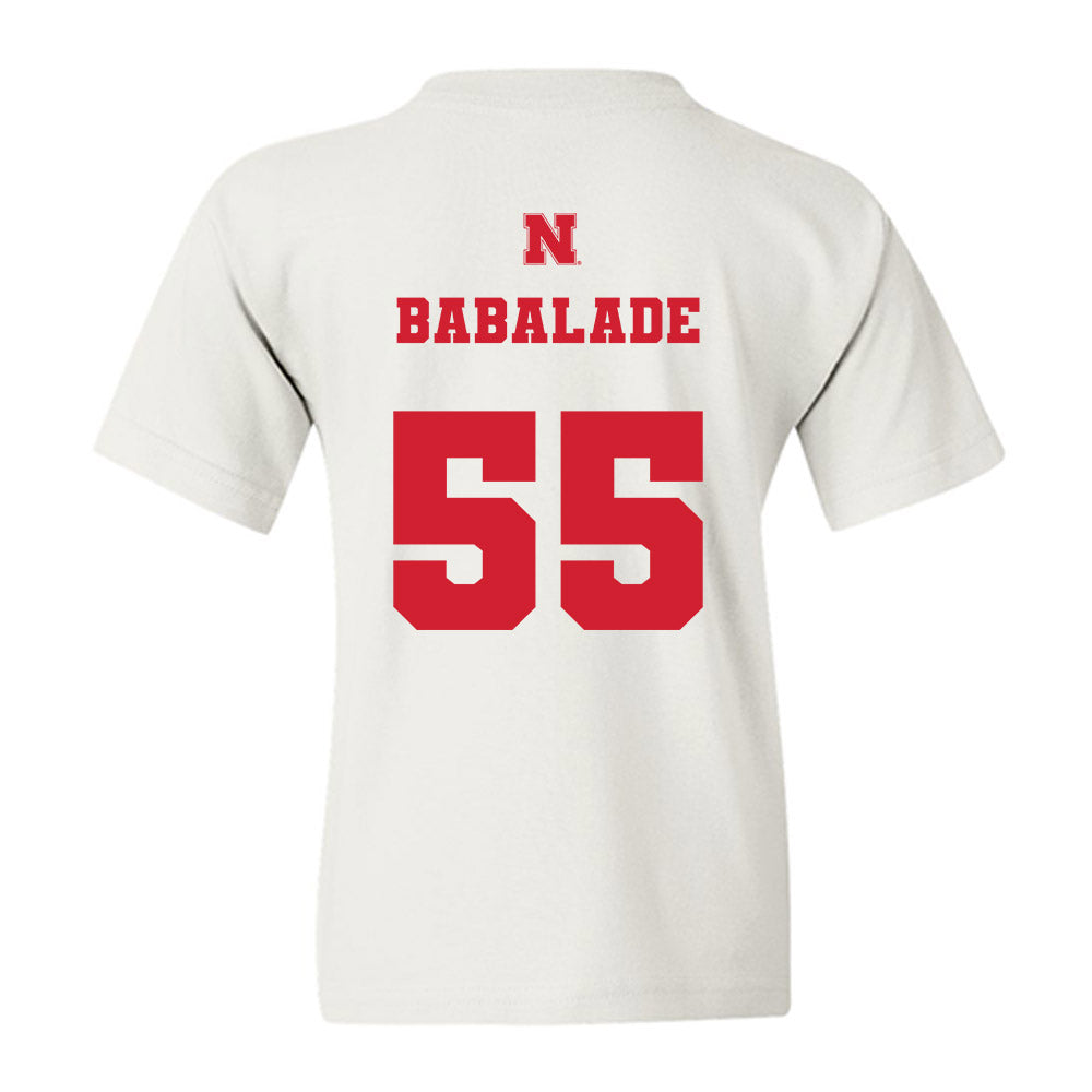 Nebraska - NCAA Football : Tree Babalade - Generic Shersey Youth T-Shirt-1