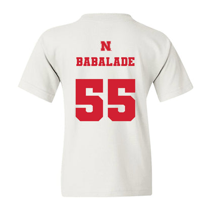 Nebraska - NCAA Football : Tree Babalade - Generic Shersey Youth T-Shirt-1