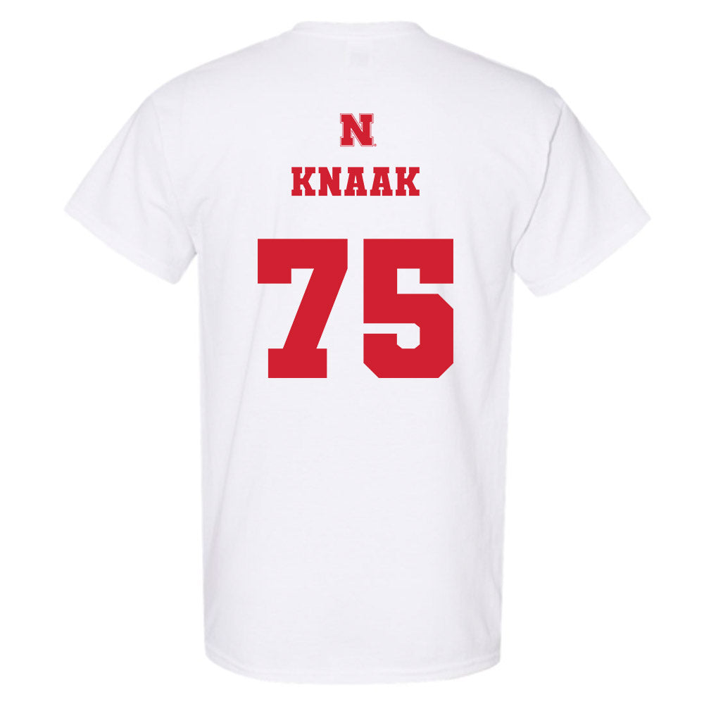 Nebraska - NCAA Football : Tyler Knaak - Generic Shersey T-Shirt-1