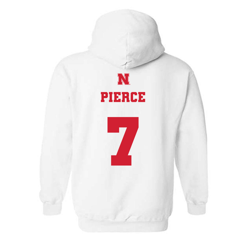 Nebraska - NCAA Women's Volleyball : Skyler Pierce - Generic Shersey Hooded Sweatshirt-1
