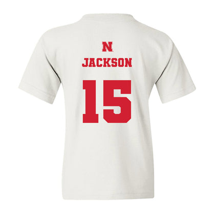 Nebraska - NCAA Women's Volleyball : Andi Jackson - Generic Shersey Youth T-Shirt-1