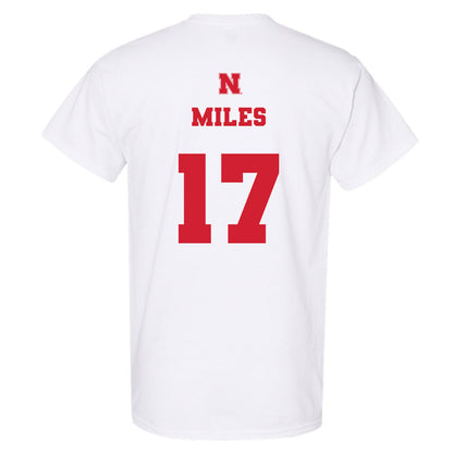 Nebraska - NCAA Women's Basketball : Ava Miles - Generic Shersey T-Shirt-1
