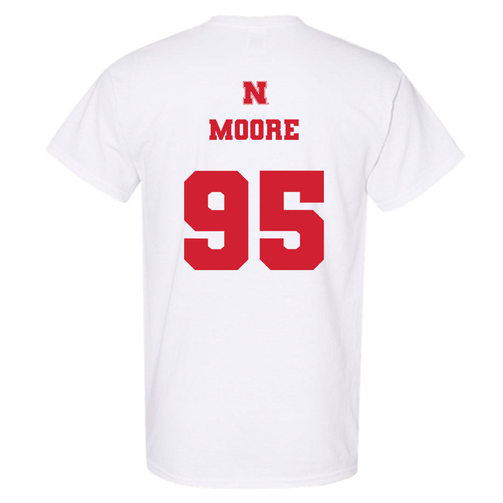 Nebraska - NCAA Football : Gabriel Moore - Generic Shersey T-Shirt-1