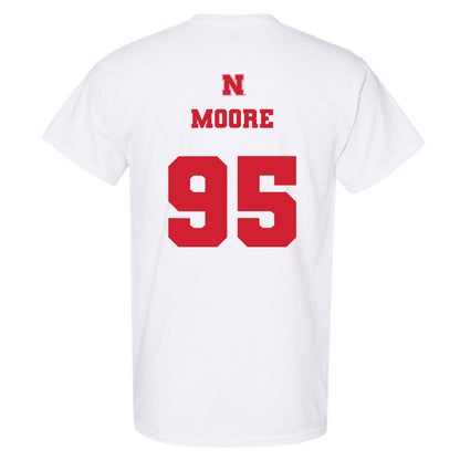 Nebraska - NCAA Football : Gabriel Moore - Generic Shersey T-Shirt-1
