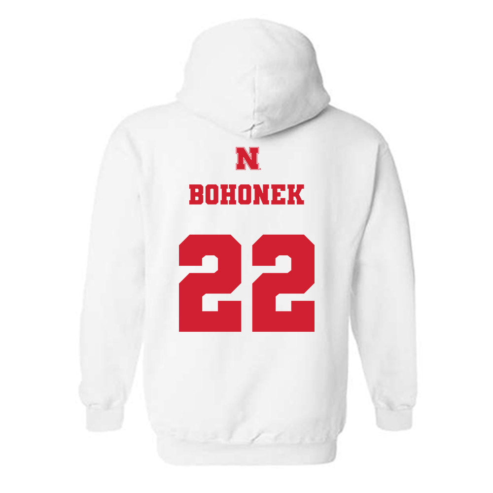 Nebraska - NCAA Women's Soccer : Carson Bohonek - Generic Shersey Hooded Sweatshirt-1