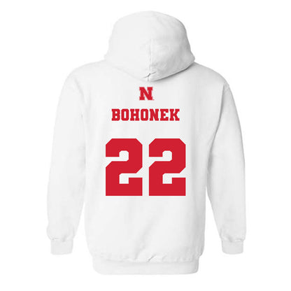Nebraska - NCAA Women's Soccer : Carson Bohonek - Generic Shersey Hooded Sweatshirt-1