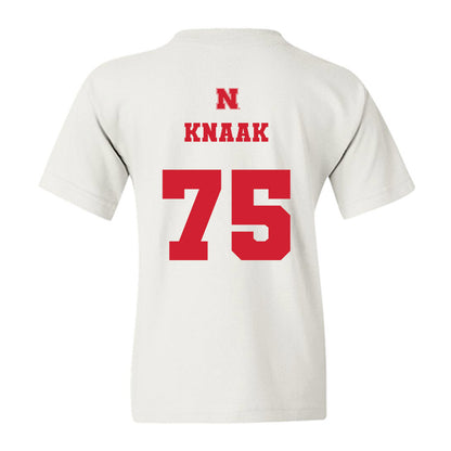 Nebraska - NCAA Football : Tyler Knaak - Generic Shersey Youth T-Shirt-1