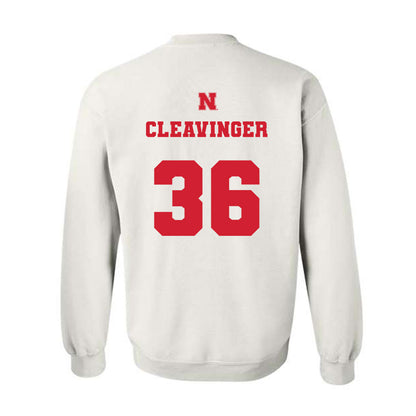 Nebraska - NCAA Baseball : Grant Cleavinger - Generic Shersey Crewneck Sweatshirt-1