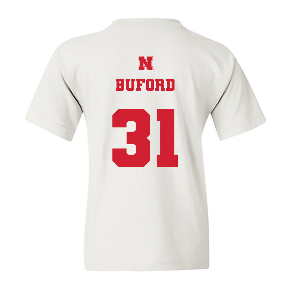 Nebraska - NCAA Football : Mario Buford - Generic Shersey Youth T-Shirt-1