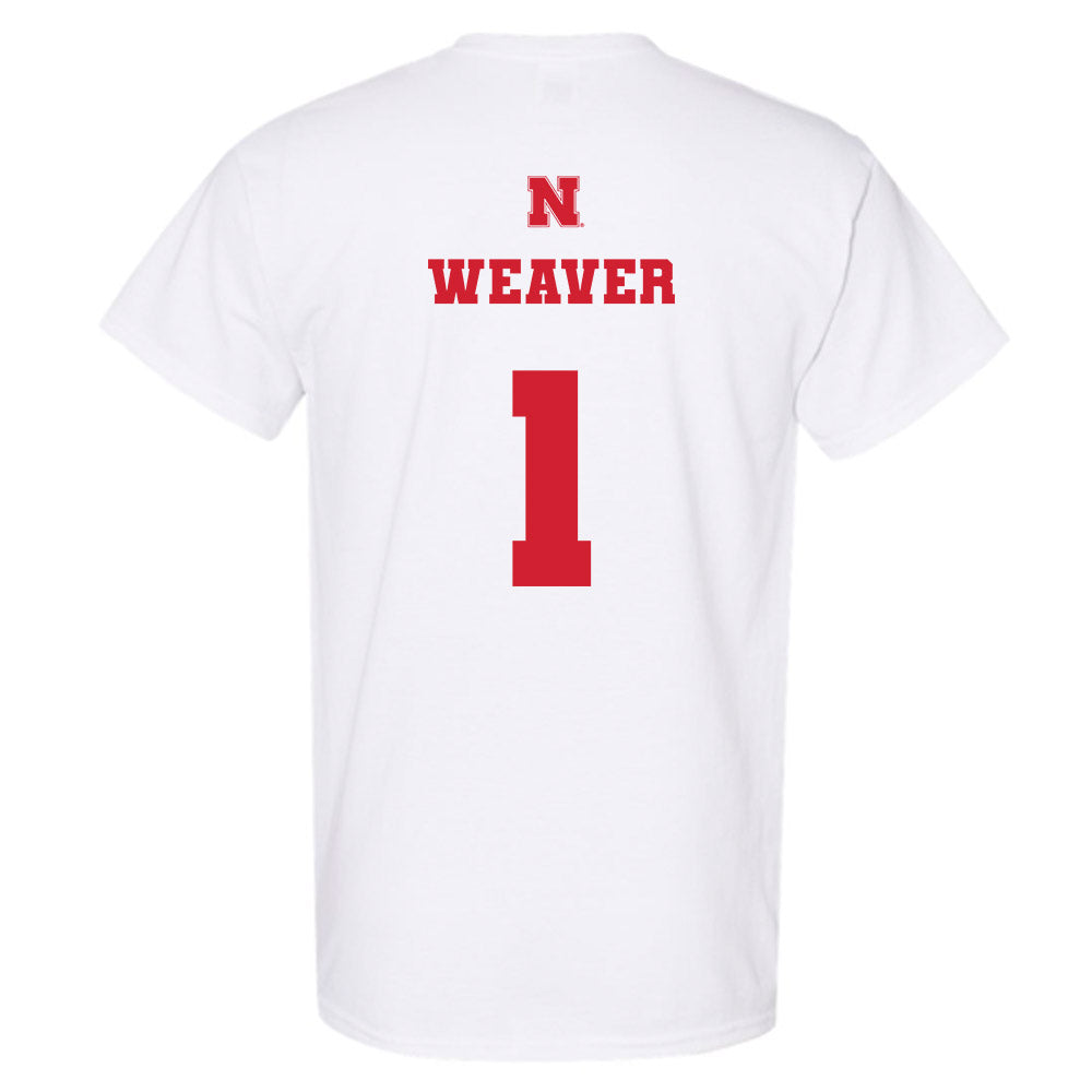 Nebraska - NCAA Women's Basketball : Hailey Weaver - Generic Shersey T-Shirt-1