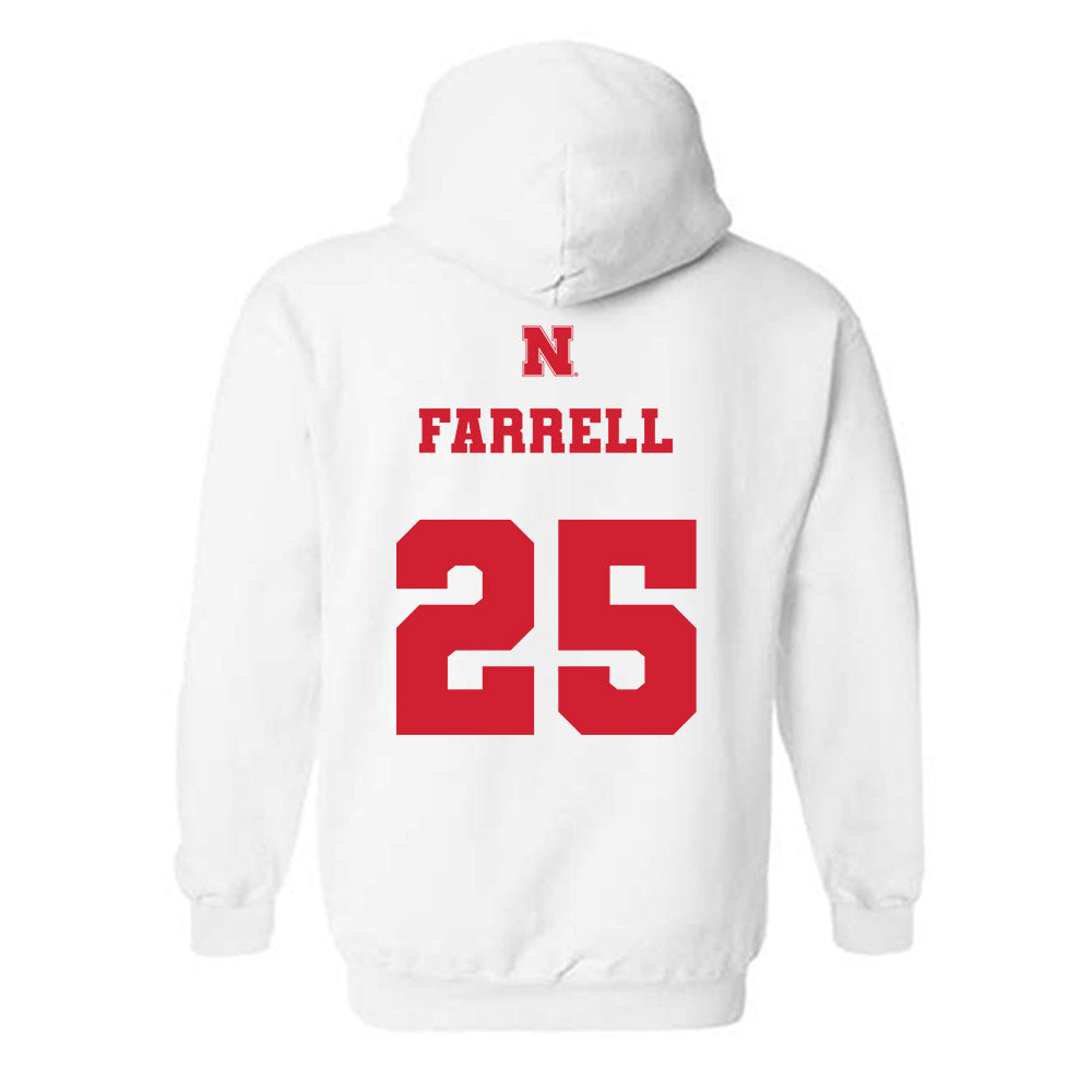 Nebraska - NCAA Softball : Jesse Farrell - Generic Shersey Hooded Sweatshirt-1